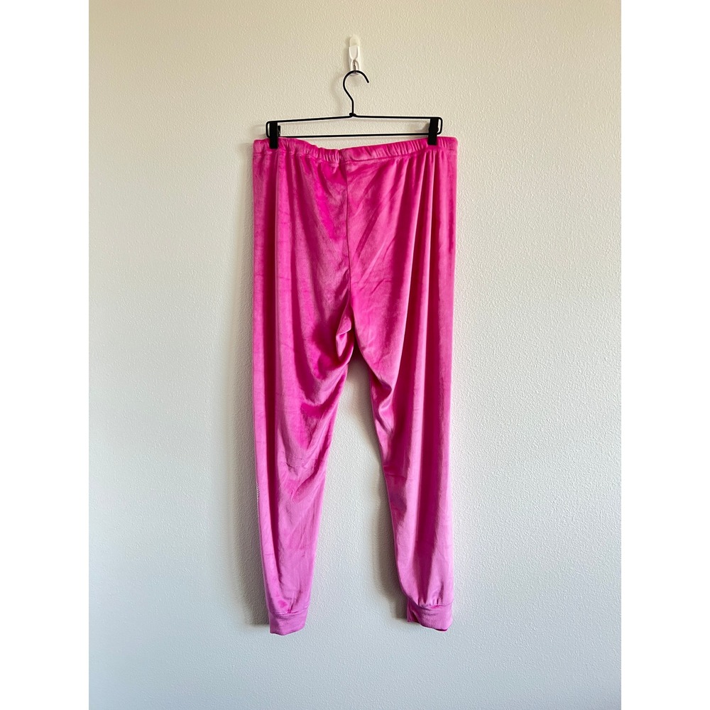 Juicy Couture Pink 3 Piece Sleepwear Lounge Set XL Playful Trashy-Chic McBling - Picture 8 of 8